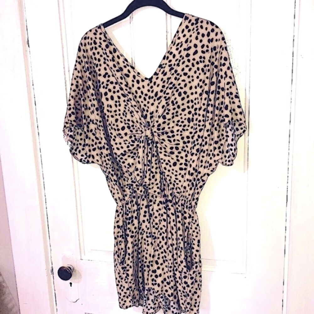 Leopard Romper Shorts